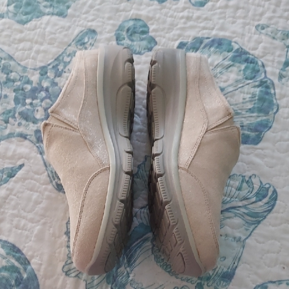 Skechers Women's Cream Slip-On Sneakers - Picture 6 of 8